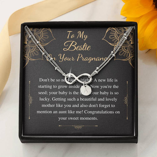 Pregnancy Gift for Friend, Gift for First Time Mom, Pregnancy Gift for Best Friend, Gift for Mom to Be Bracelete, Friend Baby Shower #0419