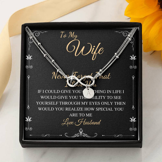 Interlocking Hearts Necklace, To My Girlfriend, Necklace For Girlfriend, Girlfriend Jewelry, Girlfriend Gift, Anniversary Gift For