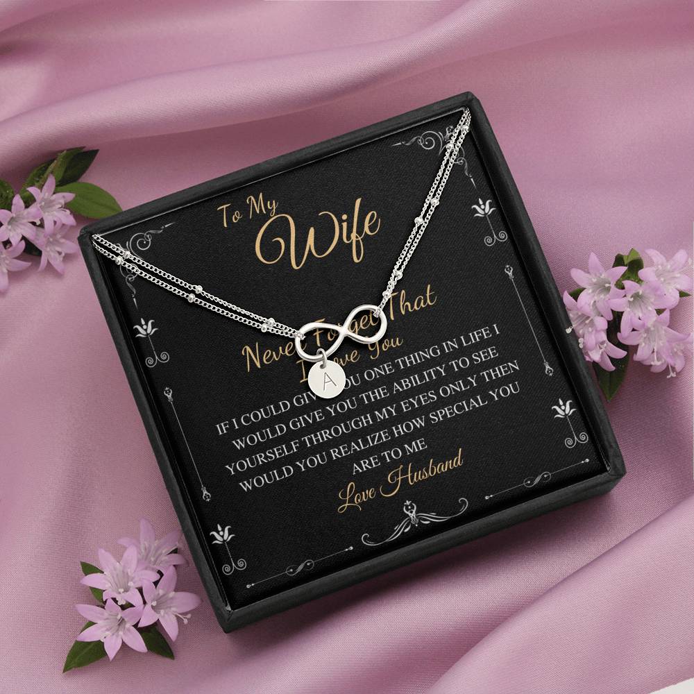 Interlocking Hearts Necklace, To My Girlfriend, Necklace For Girlfriend, Girlfriend Jewelry, Girlfriend Gift, Anniversary Gift For