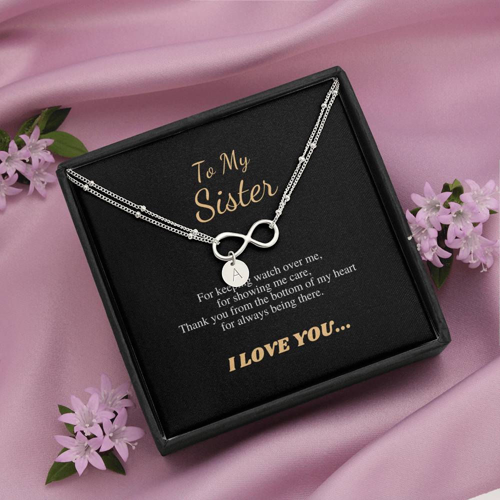 Big Sister Initial Bracelet Gift Sister Gifts Big Sister Birthday Gift for Big SisterJewelry Gift for Sister, Sister Christmas Gift #0533