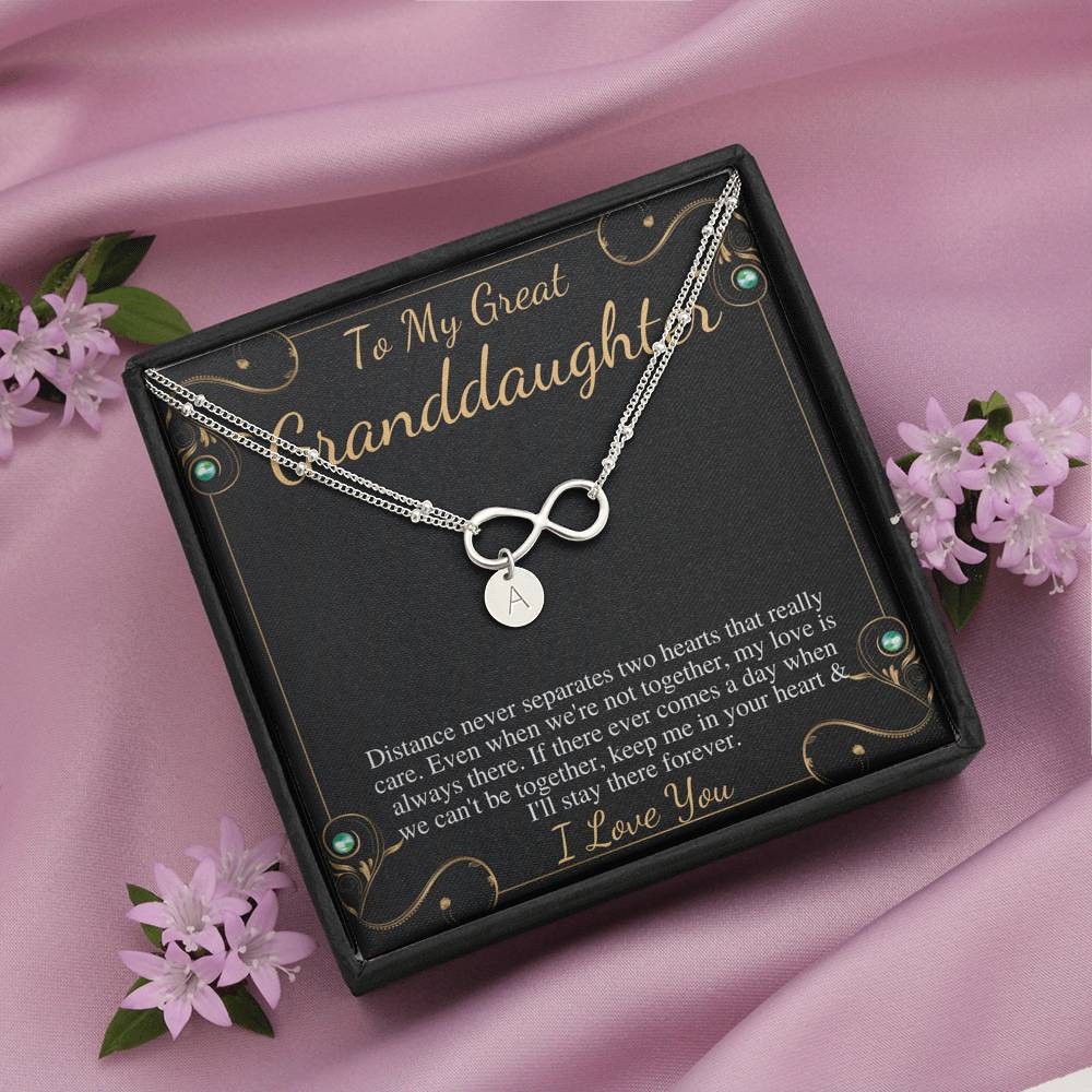 Great-Granddaughter Hand Stamped Charm Bracelet, Great Granddaughter Birthday Gift,Great Granddaughter Bracelet Jewelry,Christmas Gift #0528