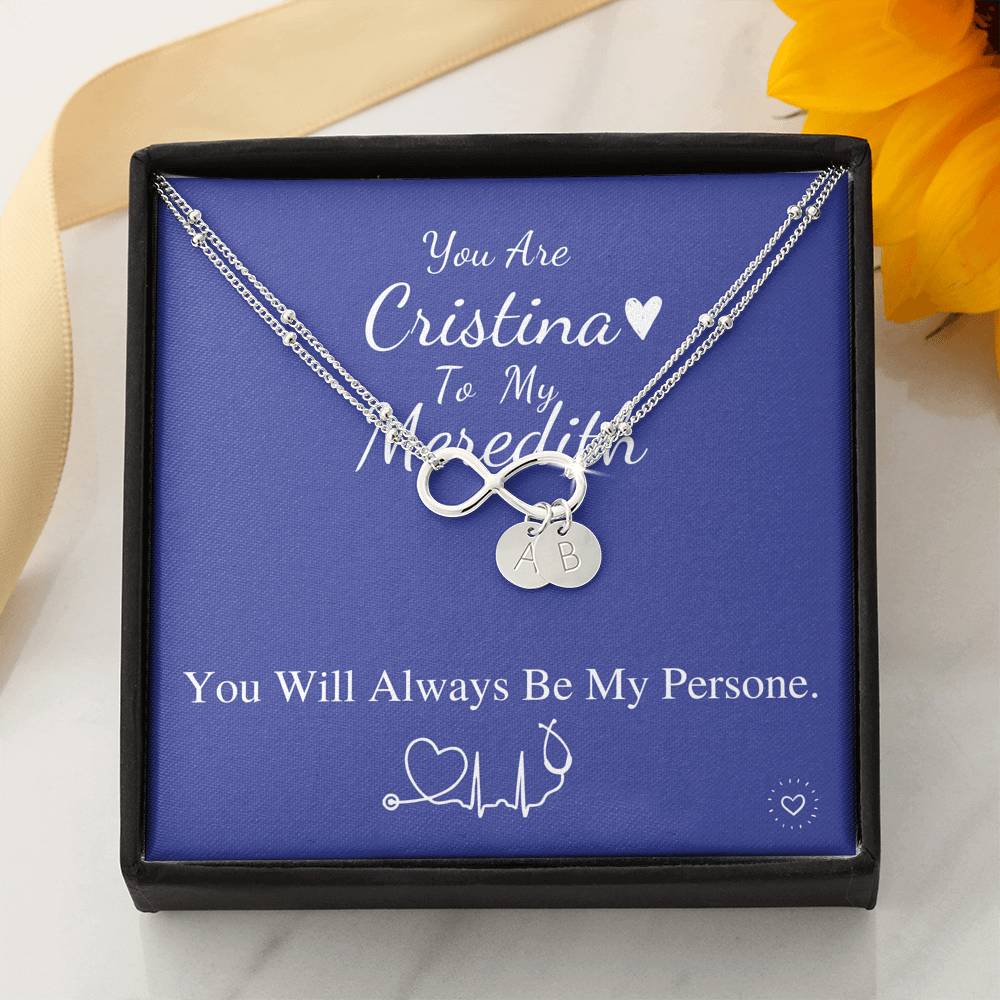 Grey's Anatomy Inspired Meredith and Cristina Best Friends Wish Bracelets, Meredith Grey, Cristina Yang, BFF gift, you're my person #0580