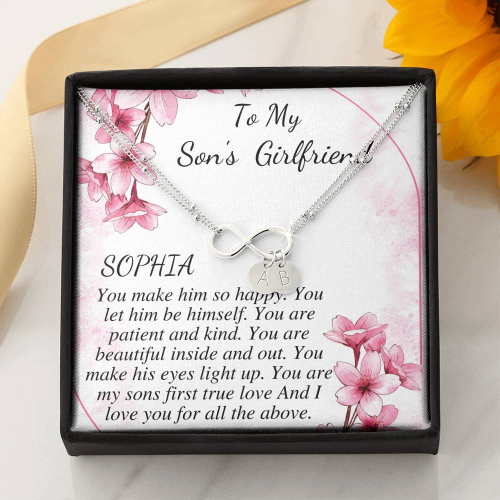Son's Girlfriend's Birthday Gift, Bracelet For Son's Girlfriend, Bday Gift For Son's Girlfriend, Bonus Daughter, Son's GF Bracelet #0532