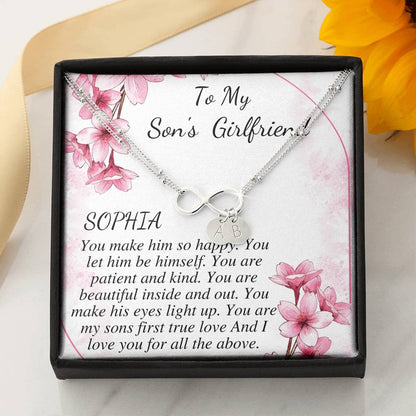 Son's Girlfriend's Birthday Gift, Bracelet For Son's Girlfriend, Bday Gift For Son's Girlfriend, Bonus Daughter, Son's GF Bracelet #0532
