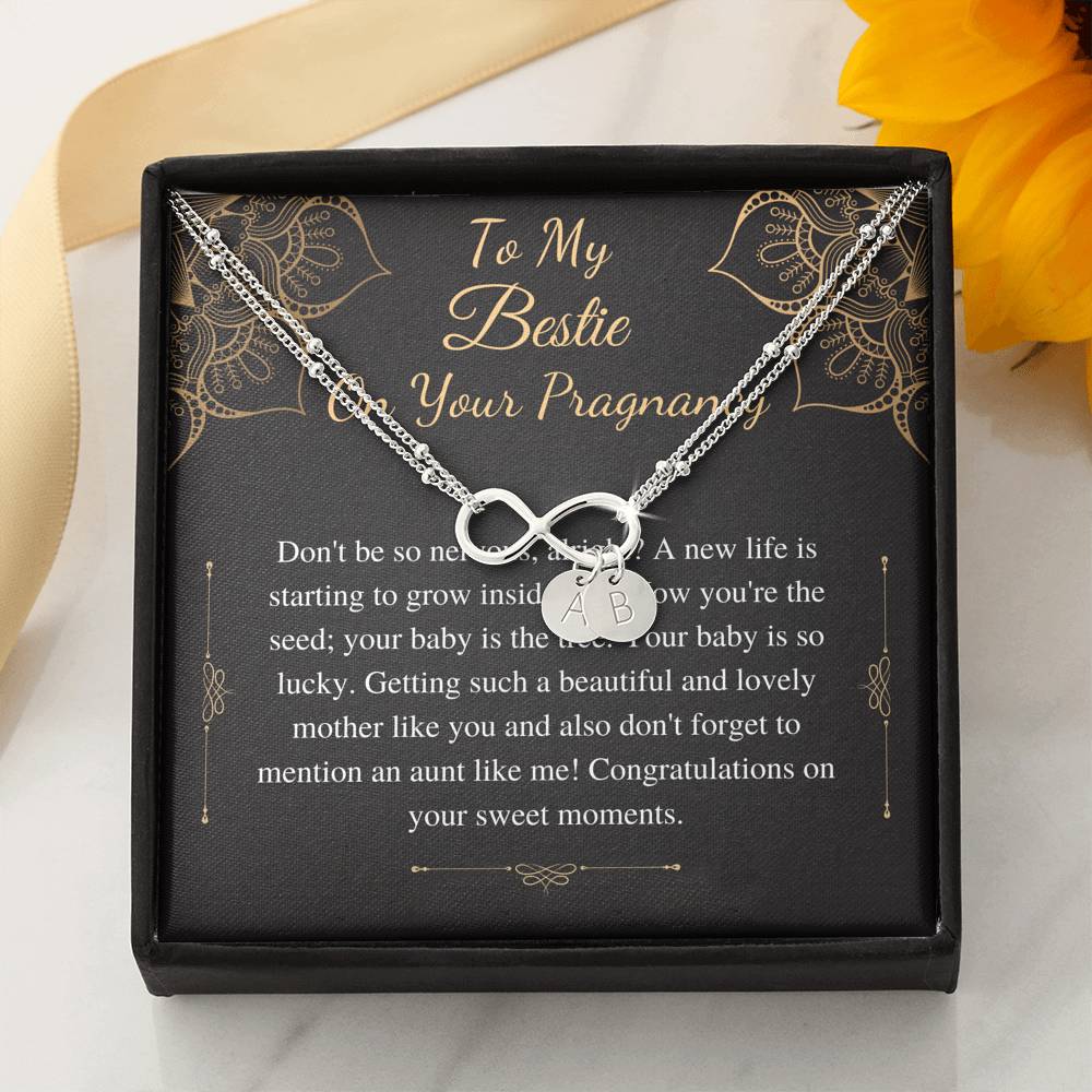 Pregnancy Gift for Friend, Gift for First Time Mom, Pregnancy Gift for Best Friend, Gift for Mom to Be Bracelete, Friend Baby Shower #0419