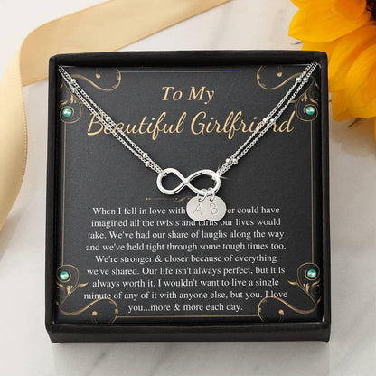 Girlfriend Necklace: Anniversary Gift for Girlfriend, Girlfriend Gift, Gift for Girlfriend, Necklace for Girlfriend
