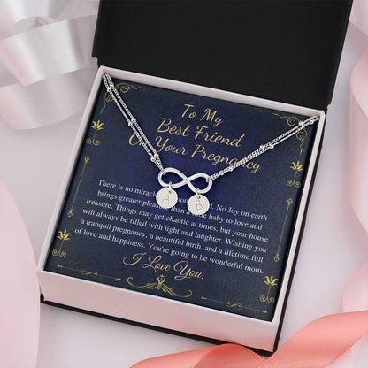 Interlocking Hearts Necklace, To My Girlfriend, Necklace For Girlfriend, Girlfriend Jewelry, Girlfriend Gift, Anniversary Gift For
