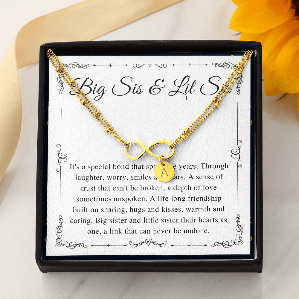 Big Sister & Little Sister Bracelet , Big Sis Lil Sis Gift, Matching Sister Bracelet , Persnalized encraved Bracelet, gift for sister