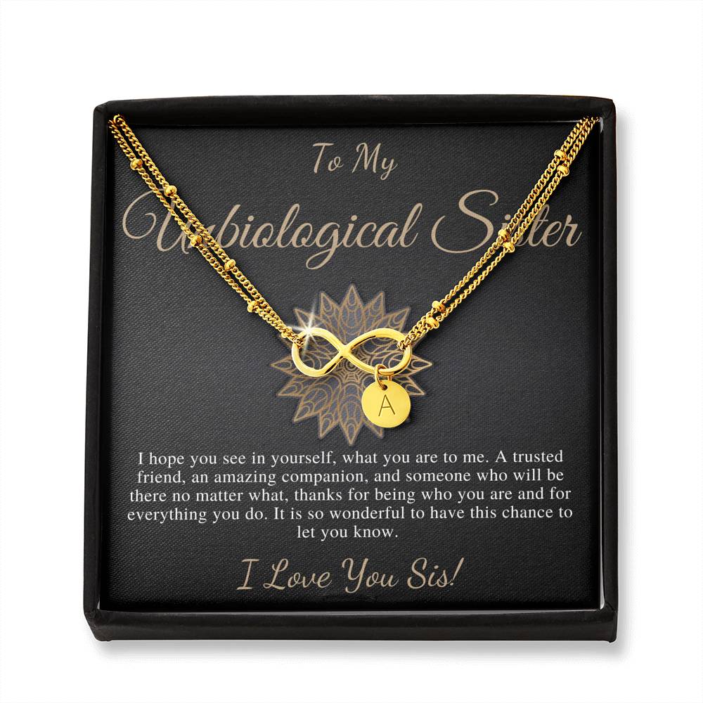 Unbiological Sister Bracelet, Soul Sister Bracelet, Personalized Best Friend Gift, Touching Gift For Best Friend, Gift for Best Friend #0420