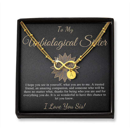Unbiological Sister Bracelet, Soul Sister Bracelet, Personalized Best Friend Gift, Touching Gift For Best Friend, Gift for Best Friend #0420