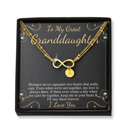 Great-Granddaughter Hand Stamped Charm Bracelet, Great Granddaughter Birthday Gift,Great Granddaughter Bracelet Jewelry,Christmas Gift #0528