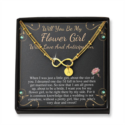 flower girl bracelet, toddler flower girl, personalized flower girl gift, little girl bracelet, will you be my flower girl proposal #0777