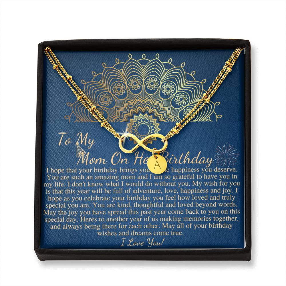 Mom Birthday Gift from daughter or Son, Sentimental Gifts for Mom Birthday, Mother Birthday Gift with Message Card Quote, Mom Bracelet #0646