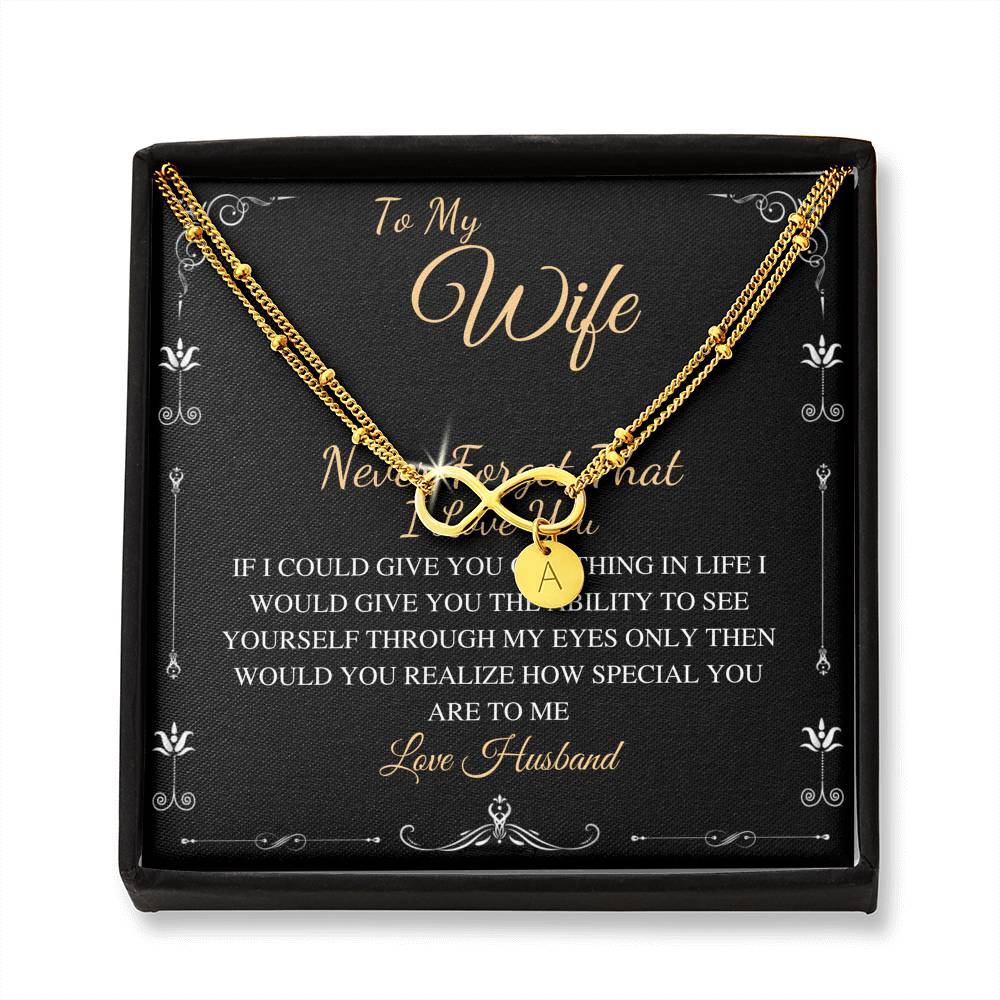 Interlocking Hearts Necklace, To My Girlfriend, Necklace For Girlfriend, Girlfriend Jewelry, Girlfriend Gift, Anniversary Gift For