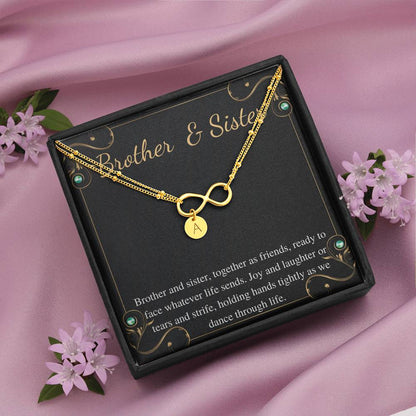 Brother and Sister Bracelet, Sibling Gift, Birthday Gift for Sister, Mother's Day Gift from Brother,Sister Christmas Gift From Brother #0536