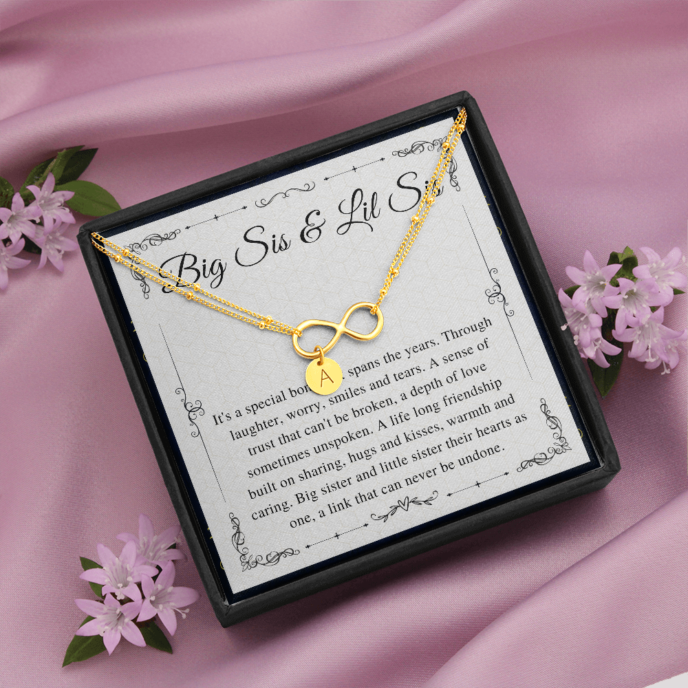 Big Sister & Little Sister Bracelet , Big Sis Lil Sis Gift, Matching Sister Bracelet , Persnalized encraved Bracelet, gift for sister