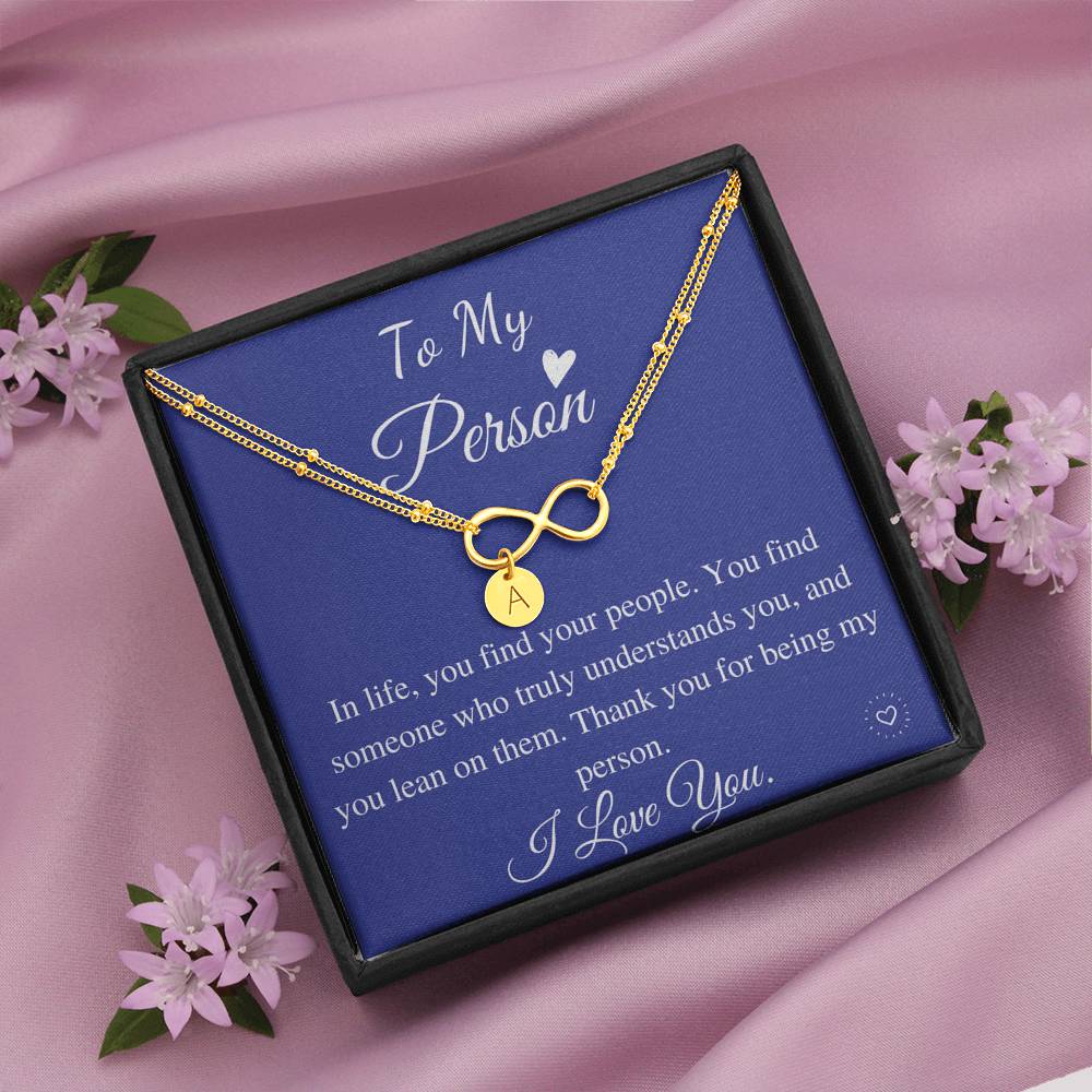 Girlfriend Gift,  Initial Charm Bracelet, You're My Person Bracelet, Greys Anatomy Quote, Girlfriend Birthday Gift, Christmas Gift #0608