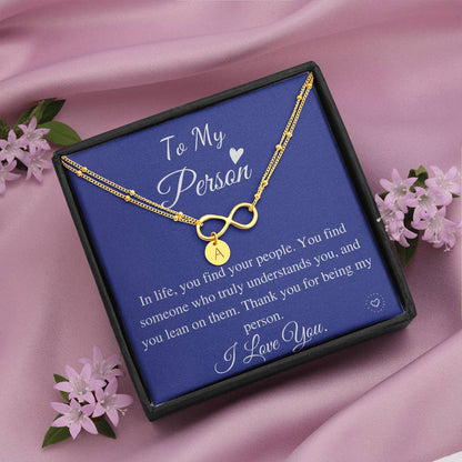 Girlfriend Gift,  Initial Charm Bracelet, You're My Person Bracelet, Greys Anatomy Quote, Girlfriend Birthday Gift, Christmas Gift #0608