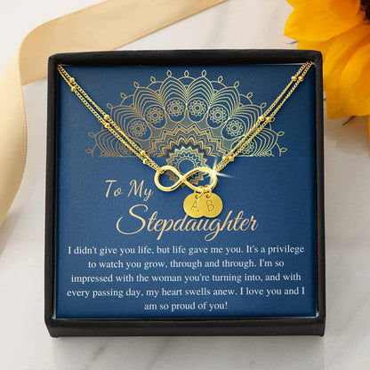 Step Daughter Bracelet, Wedding Gifts from Stepmom and Stepdad, Stepdaughter Gift for Birthday ,Bonus Daughter Bracelet,Christmas Gift #0520