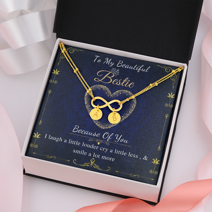 Personalized Best Friend Bracelet of 2, Gift for Best Friend Birthday Gift for Bestie, Best Friend Valentines Day Gift,Bestie Christmas Gift