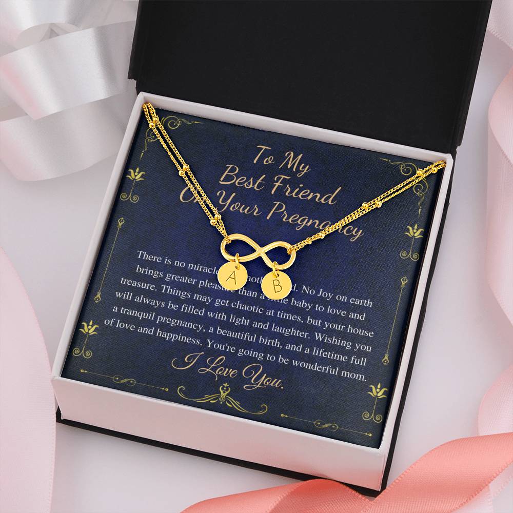 Interlocking Hearts Necklace, To My Girlfriend, Necklace For Girlfriend, Girlfriend Jewelry, Girlfriend Gift, Anniversary Gift For