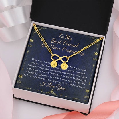 Interlocking Hearts Necklace, To My Girlfriend, Necklace For Girlfriend, Girlfriend Jewelry, Girlfriend Gift, Anniversary Gift For