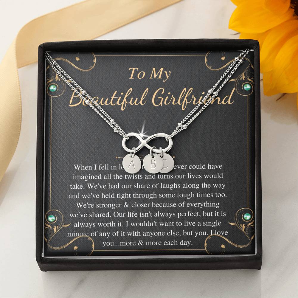 Girlfriend Necklace: Anniversary Gift for Girlfriend, Girlfriend Gift, Gift for Girlfriend, Necklace for Girlfriend