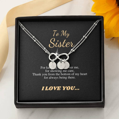 Big Sister Initial Bracelet Gift Sister Gifts Big Sister Birthday Gift for Big SisterJewelry Gift for Sister, Sister Christmas Gift #0533