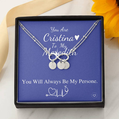 Grey's Anatomy Inspired Meredith and Cristina Best Friends Wish Bracelets, Meredith Grey, Cristina Yang, BFF gift, you're my person #0580