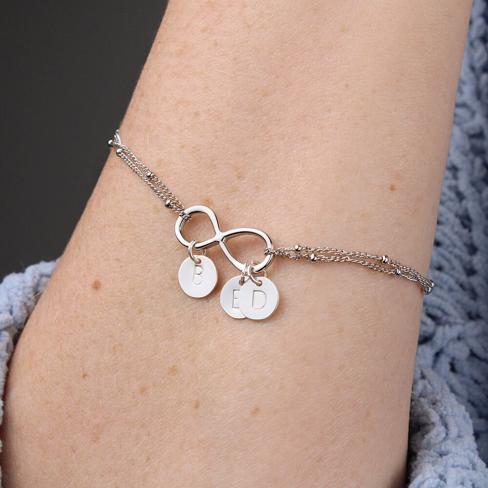 Interlocking Hearts Necklace, To My Girlfriend, Necklace For Girlfriend, Girlfriend Jewelry, Girlfriend Gift, Anniversary Gift For
