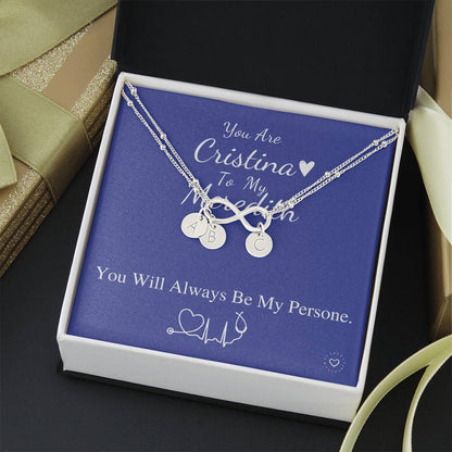 Grey's Anatomy Inspired Meredith and Cristina Best Friends Wish Bracelets, Meredith Grey, Cristina Yang, BFF gift, you're my person #0580