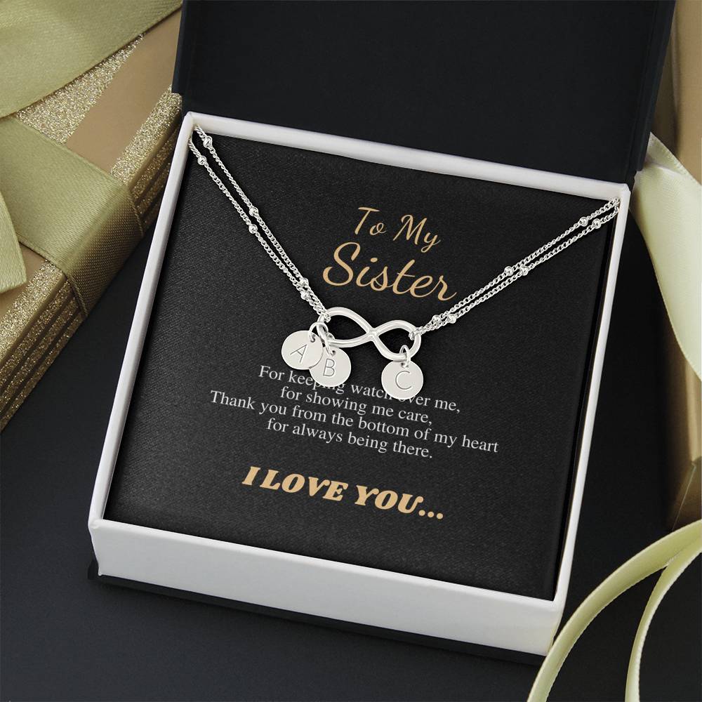 Big Sister Initial Bracelet Gift Sister Gifts Big Sister Birthday Gift for Big SisterJewelry Gift for Sister, Sister Christmas Gift #0533