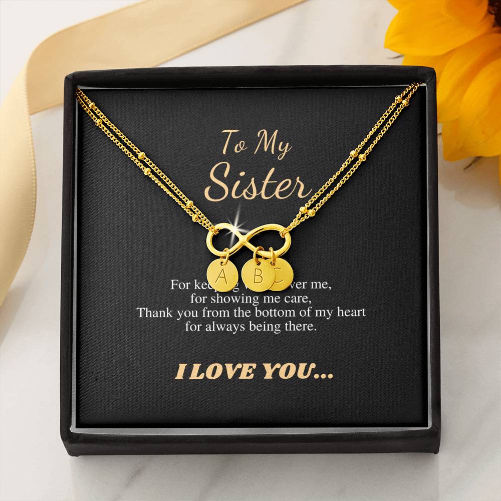 Big Sister Initial Bracelet Gift Sister Gifts Big Sister Birthday Gift for Big SisterJewelry Gift for Sister, Sister Christmas Gift #0533