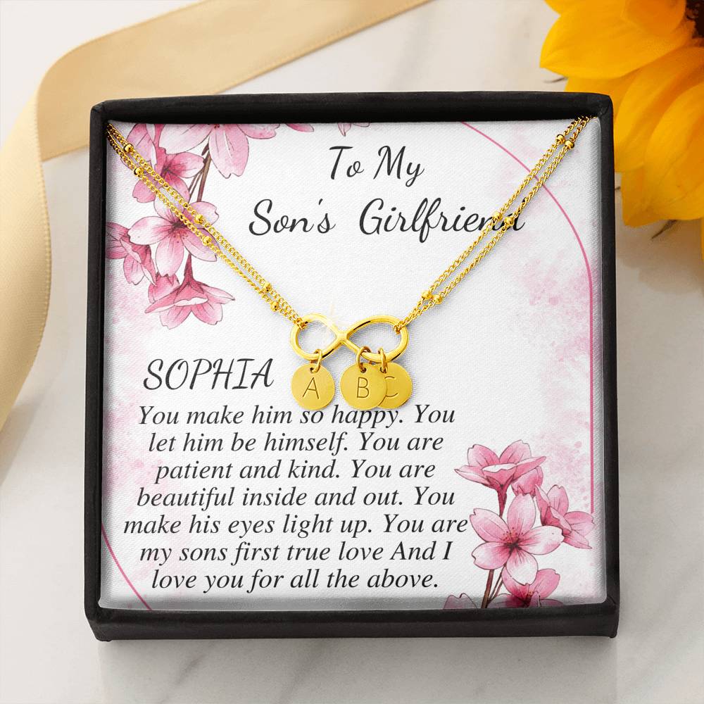 Son's Girlfriend's Birthday Gift, Bracelet For Son's Girlfriend, Bday Gift For Son's Girlfriend, Bonus Daughter, Son's GF Bracelet #0532