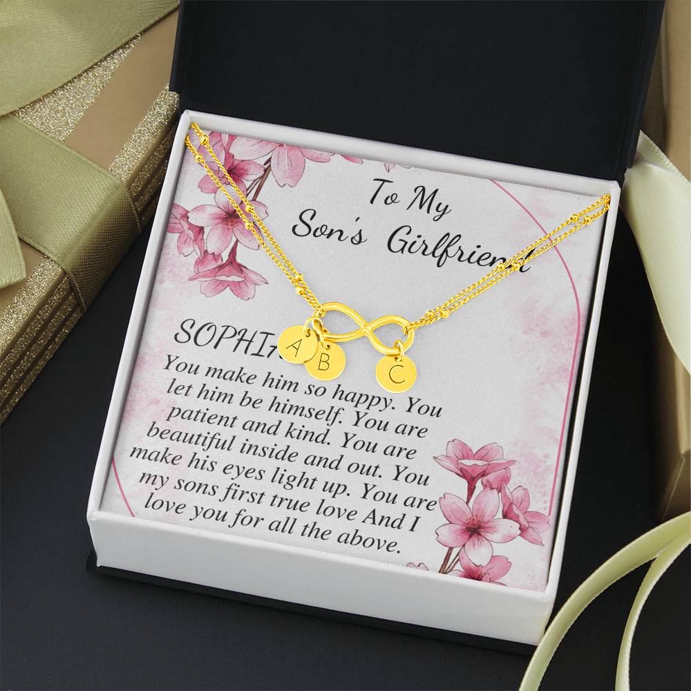 Son's Girlfriend's Birthday Gift, Bracelet For Son's Girlfriend, Bday Gift For Son's Girlfriend, Bonus Daughter, Son's GF Bracelet #0532