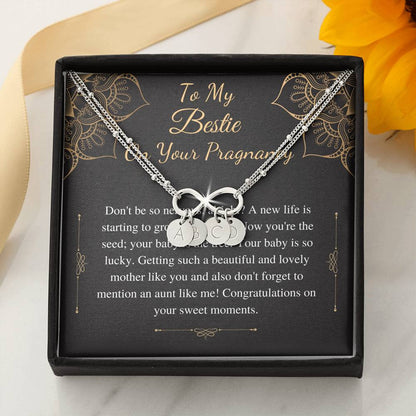 Pregnancy Gift for Friend, Gift for First Time Mom, Pregnancy Gift for Best Friend, Gift for Mom to Be Bracelete, Friend Baby Shower #0419