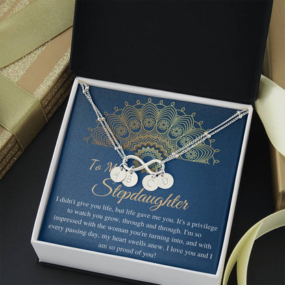 Step Daughter Bracelet, Wedding Gifts from Stepmom and Stepdad, Stepdaughter Gift for Birthday ,Bonus Daughter Bracelet,Christmas Gift #0520