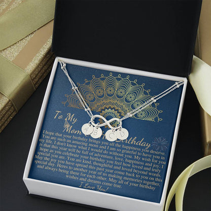 Mom Birthday Gift from daughter or Son, Sentimental Gifts for Mom Birthday, Mother Birthday Gift with Message Card Quote, Mom Bracelet #0646