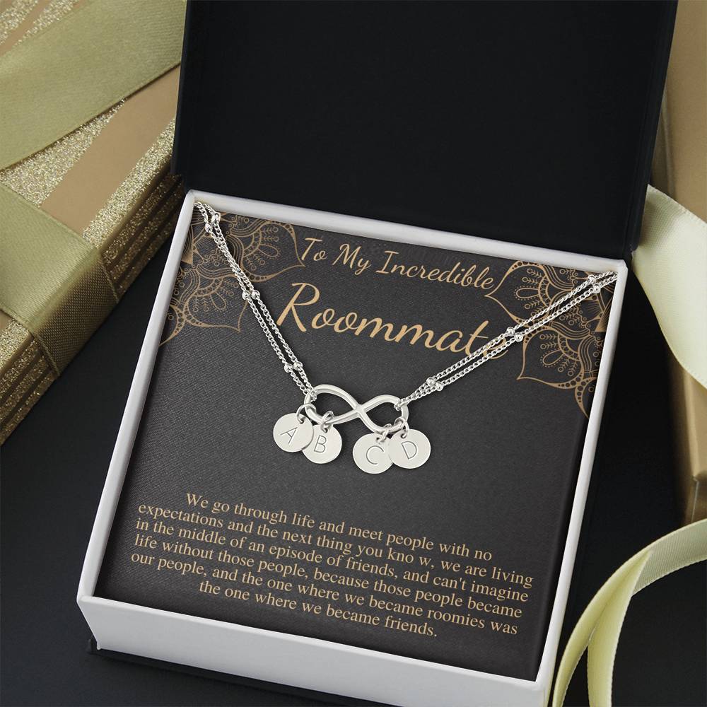 Roomies wish bracelet roommate gift graduation gift for roommate bracelet, Roommate birthday bracelet,Christmas Initial Charm Bracelet #0589