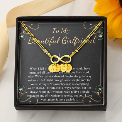 Girlfriend Necklace: Anniversary Gift for Girlfriend, Girlfriend Gift, Gift for Girlfriend, Necklace for Girlfriend