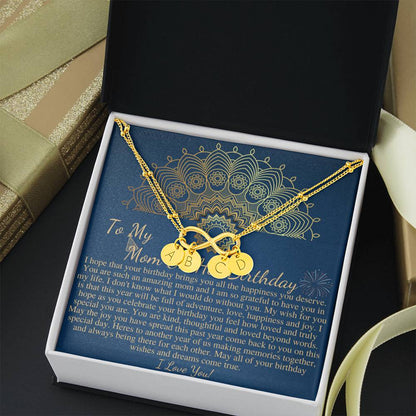 Mom Birthday Gift from daughter or Son, Sentimental Gifts for Mom Birthday, Mother Birthday Gift with Message Card Quote, Mom Bracelet #0646