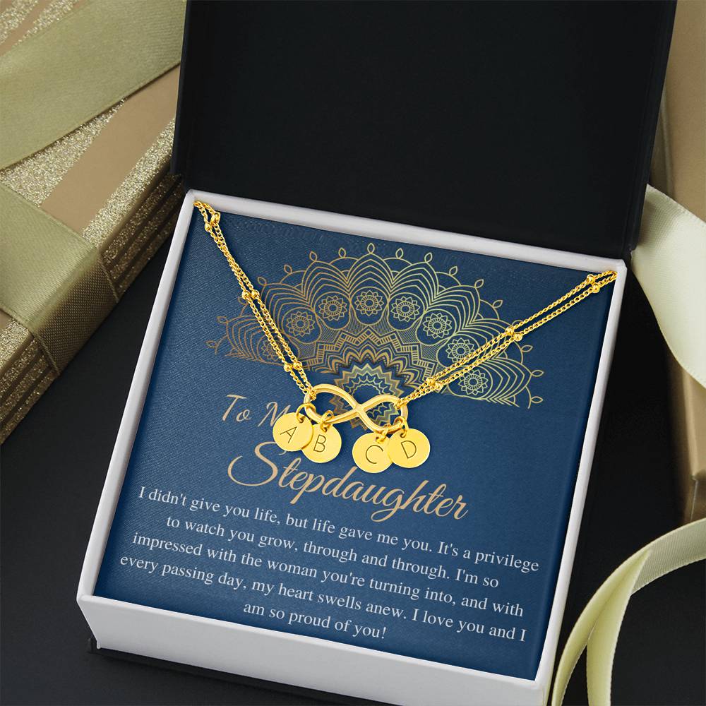 Step Daughter Bracelet, Wedding Gifts from Stepmom and Stepdad, Stepdaughter Gift for Birthday ,Bonus Daughter Bracelet,Christmas Gift #0520