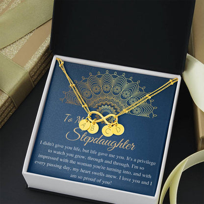 Step Daughter Bracelet, Wedding Gifts from Stepmom and Stepdad, Stepdaughter Gift for Birthday ,Bonus Daughter Bracelet,Christmas Gift #0520