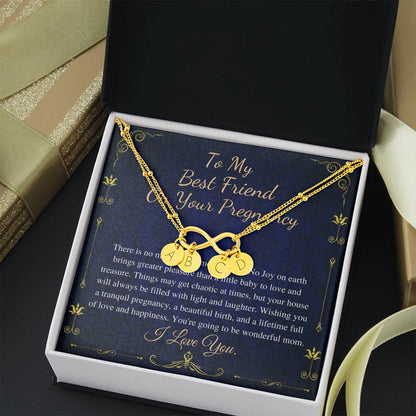 Interlocking Hearts Necklace, To My Girlfriend, Necklace For Girlfriend, Girlfriend Jewelry, Girlfriend Gift, Anniversary Gift For
