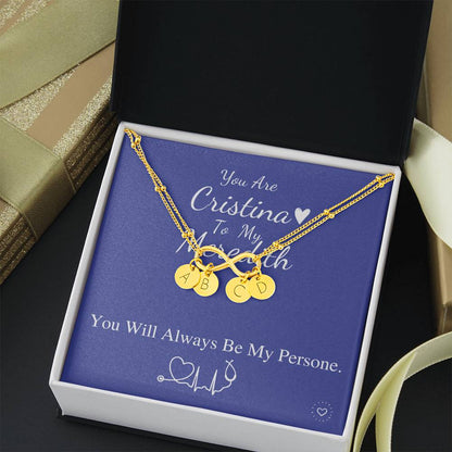 Grey's Anatomy Inspired Meredith and Cristina Best Friends Wish Bracelets, Meredith Grey, Cristina Yang, BFF gift, you're my person #0580