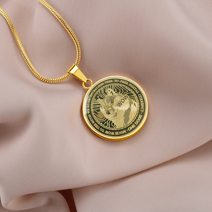 Dogecoin (DOGE) Neckalce Crypto Coin | Dogecoin Coin | Gold Dogecoin Pendant, Doge Lover, Crypto Gift For Boyfriend, Crypto Lover Gift #0931 good one