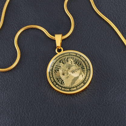 Dogecoin (DOGE) Neckalce Crypto Coin | Dogecoin Coin | Gold Dogecoin Pendant, Doge Lover, Crypto Gift For Boyfriend, Crypto Lover Gift #0931 good one