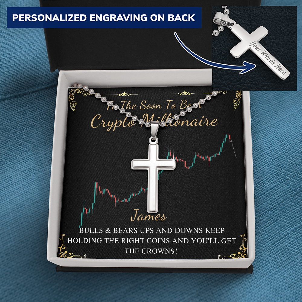 Personalized Cross Necklace gift for men ,Stainless Steel Custom Men Necklace,Engrave Necklace,Necklace For Men, Men Custom Jewelry