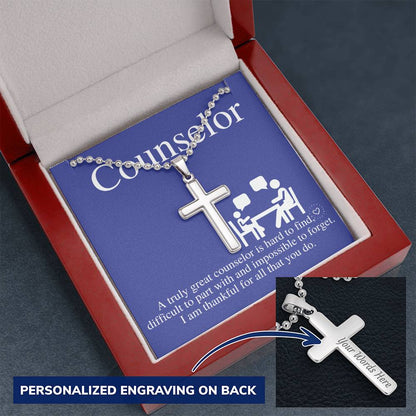 Counselor Gifts Christmas GIft for Male Counselor Thank You Gift, Social Worker Gift, Adoption Worker Gift, LMSW Gift,School Counselor #0763
