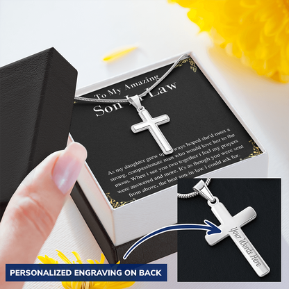 Personalized Son-In-Law-Gift, Wedding Gift for Son-In-Law from Mother In Law, Future Son Gift, Gift from Father In Law , Valentines gift